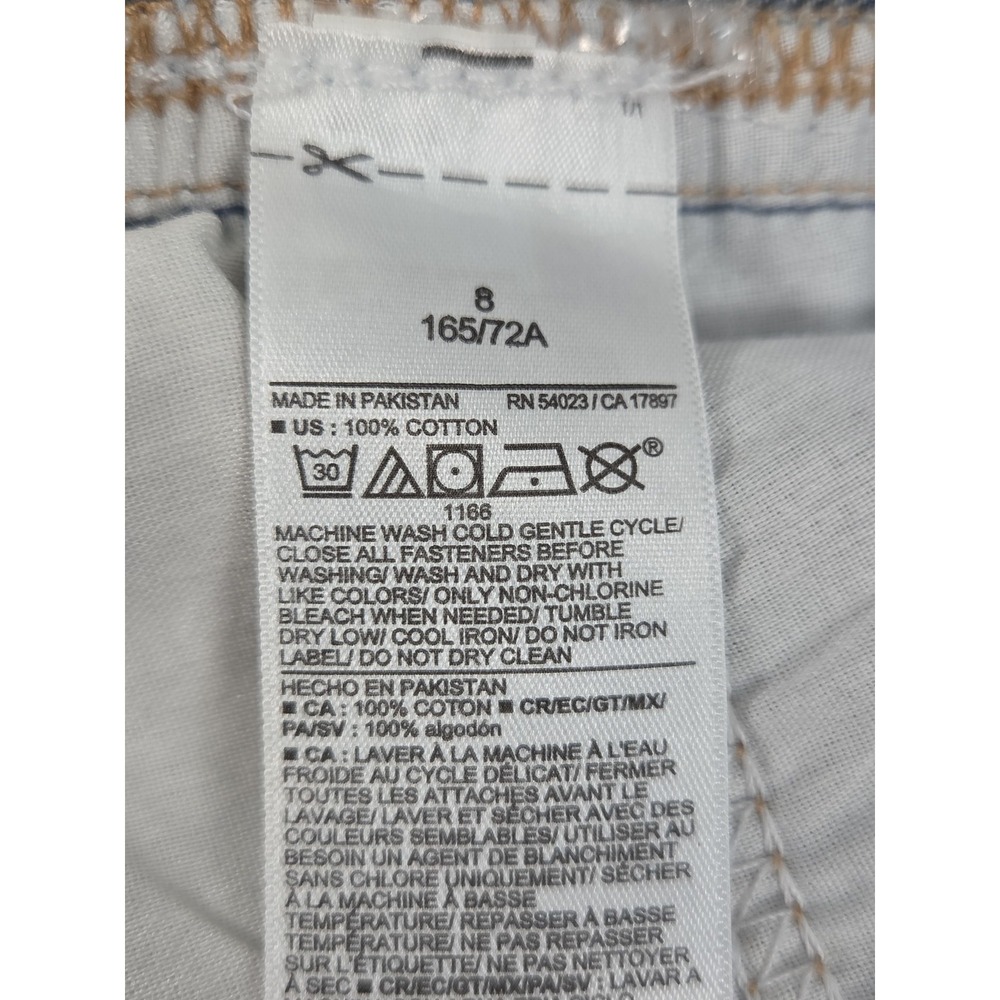 OLD NAVY Womens 8 High Rise Rigid OG Loose Double Knee Jeans Punk Grunge NEW - Picture 7 of 9